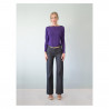 Pantalon droit en jean bio Charlotte