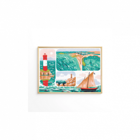 Puzzle 1000 pièces : Bretagne